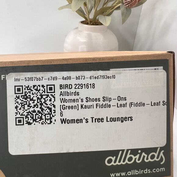 Allbirds Tree Loungers Slip on Walking Shoes Kauri Fiddle Leaf Green Women 6 NWB - Picture 10 of 10